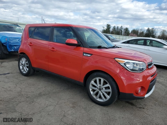 2018 Kia Soul + with VIN KNDJP3A57J7610658, listed as a Copart auction lot 52412975 with 129,255 mi miles and Salvage Title. Bid and sale history available at carsss.com. Image 4.