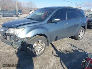2007 Acura MDX Tech Pkg with VIN 2HNYD28317H516398, listed as a IAAI auction lot 41578729 with 181,721 mi miles. Bid and sale history available at carsss.com. Image 2.