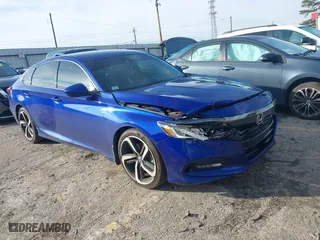 2019 Honda Accord Sedan Sport 1.5T with VIN 1HGCV1F32KA043856, listed as a IAAI auction lot 41209283 with 139,864 mi miles. Bid and sale history available at carsss.com. Image 1.