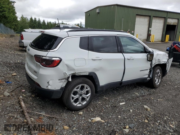 2025 Jeep Compass Latitude с VIN 3C4NJDBN6ST547007, выставлен на аукционе Copart как лот 59798085 с пробегом 6 475 миль миль и На запчасти • Non repairable. История ставок и продаж доступна на DreamBid. Изображение 3.