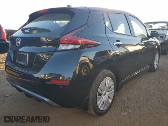 2024 Nissan LEAF S with VIN 1N4AZ1BV2RC554876, listed as a Copart auction lot 76704724 with 4,532 mi miles and Clean title. Bid and sale history available at DreamBid. Image 3.