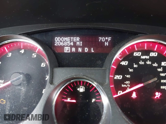 2011 GMC Acadia SLT1 with VIN 1GKKRREDXBJ181589, listed as a IAAI auction lot 42019880 with 206,854 mi miles. Bid and sale history available at carsss.com. Image 7.