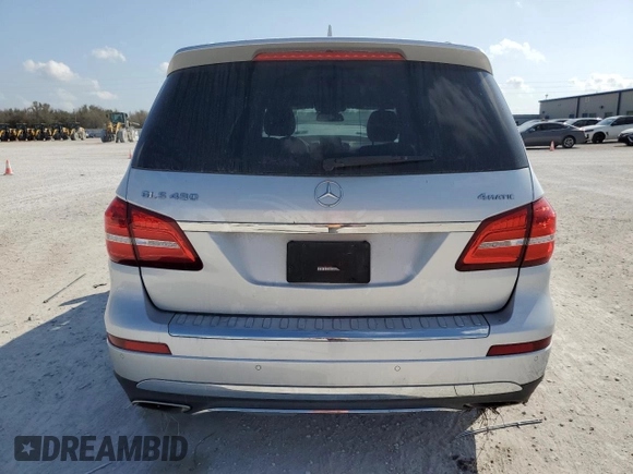 2019 Mercedes-Benz GLS 450 with VIN 4JGDF6EE3KB219643, listed as a Copart auction lot 42172674 with 83,432 mi miles and . Bid and sale history available at DreamBid. Image 6.