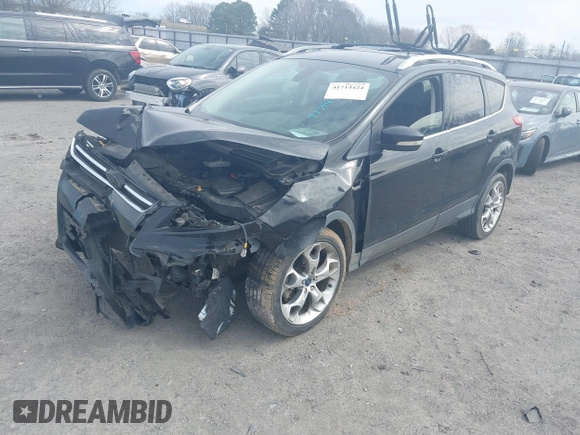 2013 Ford Escape Titanium z VIN 1FMCU0J90DUB32703, wystawiony jako IAAI lot #41714424 z przebiegiem 127 639 mil mil oraz . Historia ofert i sprzedaży dostępna na DreamBid. Obrazek 2.