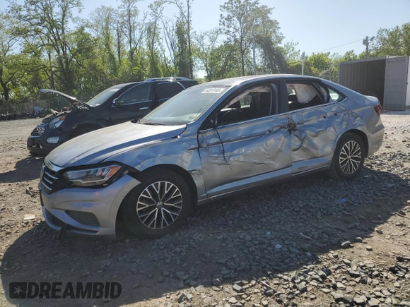 2021 Volkswagen Jetta S with VIN 3VWC57BU2MM030303, listed as a Copart auction lot 54819165 with 31,822 mi miles and Salvage title. Bid and sale history available at DreamBid. Image 1.