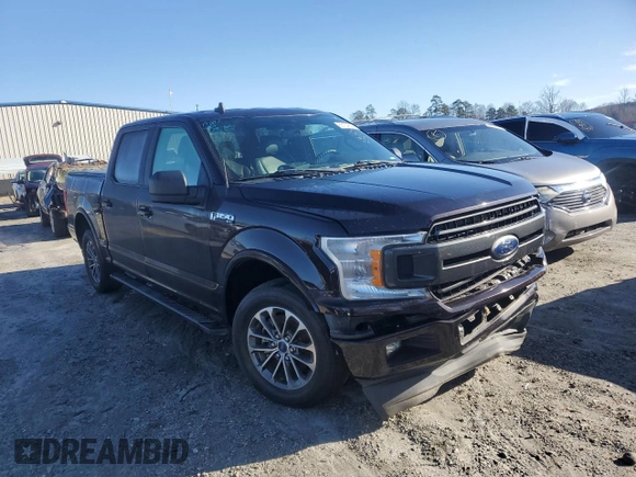 2020 Ford F-150 XL with VIN 1FTEW1CP3LFB61043, listed as a Copart auction lot 86164934 with 128,305 mi miles and Salvage Title. Bid and sale history available at carsss.com. Image 4.