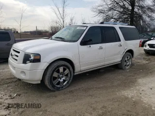 2010 Ford Expedition EL Limited with VIN 1FMJK2A57AEA38393, listed as a Copart auction lot 46665295 with 133,024 mi miles and Salvage Title. Bid and sale history available at carsss.com. Image 1.