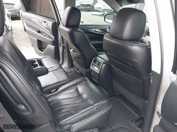 2015 Infiniti QX60 with VIN 5N1AL0MN1FC543104, listed as a IAAI auction lot 41870709 with 77,361 mi miles. Bid and sale history available at carsss.com. Image 8.