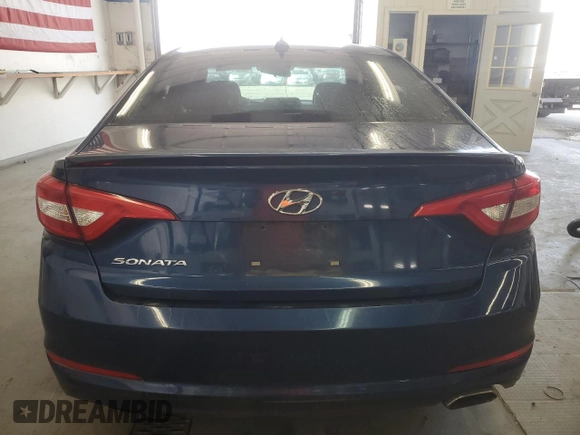 2015 Hyundai Sonata 2.4L SE with VIN 5NPE24AF7FH130802, listed as a Copart auction lot 53160155 with 143,477 mi miles and Clean Title. Bid and sale history available at carsss.com. Image 6.
