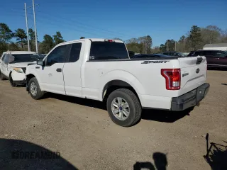2017 Ford F-150 XL with VIN 1FTEX1CF8HKC27458, listed as a Copart auction lot 48112715 with 191,000 mi miles and Salvage Title. Bid and sale history available at carsss.com. Image 2.