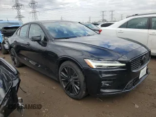 2024 Volvo S60 Plus Black Edition with VIN 7JRL12FH6RG281195, listed as a Copart auction lot 50202175 with 11,498 mi miles and Salvage title. Bid and sale history available at DreamBid. Image 4.