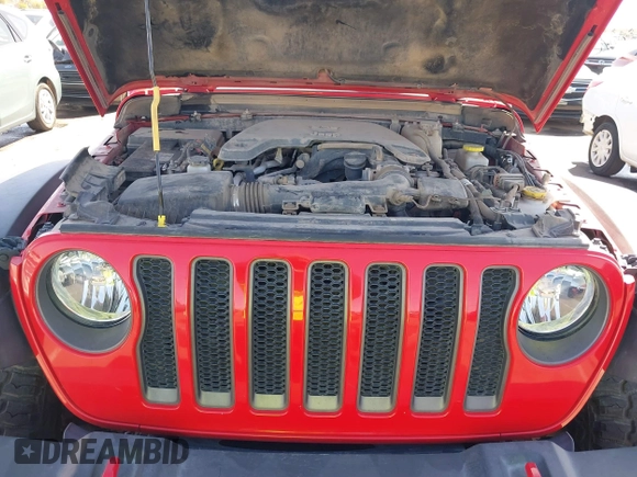 2020 Jeep Wrangler Unlimited Rubicon with VIN 1C4HJXFG2LW214874, listed as a IAAI auction lot 41679397 with 66,294 mi miles and . Bid and sale history available at DreamBid. Image 10.