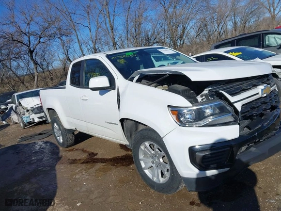 2021 Chevrolet Colorado 2WD LT with VIN 1GCHSCEA0M1159343, listed as a IAAI auction lot 41350637 with 35,529 mi miles. Bid and sale history available at carsss.com. Image 1.
