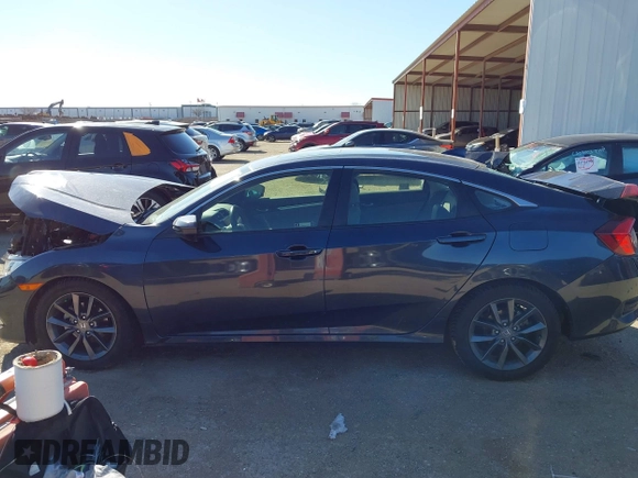 2019 Honda Civic Sedan EX with VIN JHMFC1F31KX005256, listed as a IAAI auction lot 41765551 with 80,897 mi miles. Bid and sale history available at carsss.com. Image 14.