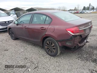 2013 Honda Civic EX with VIN 19XFB2F83DE216130, listed as a IAAI auction lot 41368242 with 105,019 mi miles and . Bid and sale history available at DreamBid. Image 3.