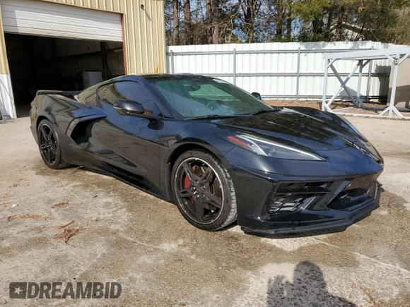 2023 Chevrolet Corvette 2LT with VIN 1G1YB2D44P5109847, listed as a Copart auction lot 45780925 with 7,558 mi miles and Salvage title. Bid and sale history available at DreamBid. Image 4.