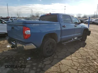 2020 Toyota Tundra 2WD SR5 with VIN 5TFEY5F17LX259009, listed as a Copart auction lot 82742724 with 35,421 mi miles and Salvage Title. Bid and sale history available at carsss.com. Image 3.