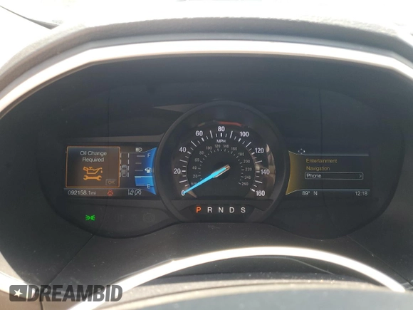 2019 Ford Edge SEL with VIN 2FMPK3J94KBB95413, listed as a Copart auction lot 59486305 with 92,158 mi miles and Salvage title. Bid and sale history available at DreamBid. Image 9.