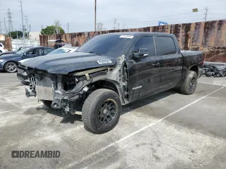 2020 Ram 1500 Big Horn with VIN 1C6RREFT6LN152424, listed as a Copart auction lot 47959894 with 79,090 mi miles and Salvage title. Bid and sale history available at DreamBid. Image 1.