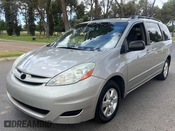 2006 Toyota Sienna CE with VIN 5TDZA23C76S494191, listed as a Copart auction lot 55898435 with 130,841 mi miles and Clean Title. Bid and sale history available at DreamBid. Image 2.