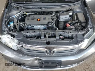 2012 Honda Civic EX with VIN 2HGFB2F83CH545950, listed as a Copart auction lot 52425815 with 91,623 mi miles and Salvage Title. Bid and sale history available at DreamBid. Image 11.
