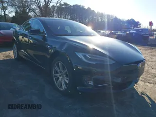 2020 Tesla Model S Long Range with VIN 5YJSA1E24LF413888, listed as a IAAI auction lot 41214903 with 42,711 mi miles. Bid and sale history available at carsss.com. Image 1.