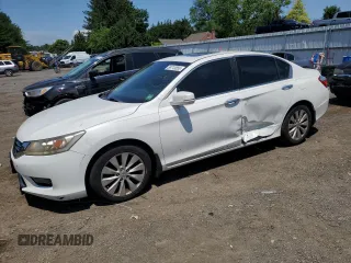2014 Honda Accord Touring with VIN 1HGCR3F99EA007588, listed as a Copart auction lot 58713555 with Not provided miles and Salvage title. Bid and sale history available at DreamBid. Image 1.