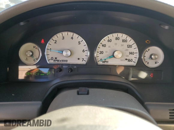 2005 Ford Thunderbird 50th Anniversary with VIN 1FAHP69A85Y106689, listed as a Copart auction lot 41338295 with 104,128 mi miles and Clean Title. Bid and sale history available at DreamBid. Image 9.