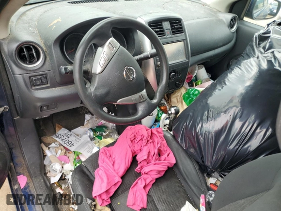 2019 Nissan Versa SV z VIN 3N1CN7AP7KL878228, wystawiony jako Copart lot #57485445 z przebiegiem Nie podano mil oraz Czysty tytuł • Clean title. Historia ofert i sprzedaży dostępna na DreamBid. Obrazek 8.