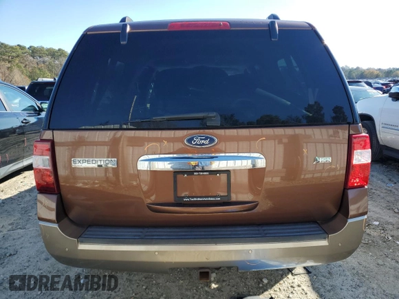 2011 Ford Expedition Max XLT with VIN 1FMJK1J50BEF00126, listed as a Copart auction lot 57623245 with 216,481 mi miles and Salvage title. Bid and sale history available at DreamBid. Image 6.