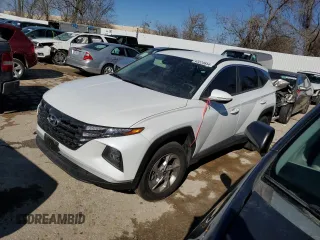 2022 Hyundai Tucson SEL with VIN 5NMJBCAE5NH038907, listed as a Copart auction lot 43224654 with 52,908 mi miles and Salvage Title. Bid and sale history available at carsss.com. Image 1.