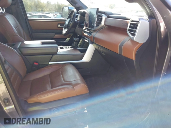 2022 Toyota Tundra 1794 Edition with VIN 5TFMA5DB9NX015571, listed as a IAAI auction lot 41730283 with 76,429 mi miles and . Bid and sale history available at DreamBid. Image 5.