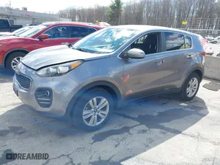 2018 Kia Sportage LX with VIN KNDPMCAC2J7371814, listed as a IAAI auction lot 41841139 with 65,827 mi miles. Bid and sale history available at carsss.com. Image 17.