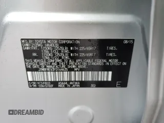 2015 Toyota RAV4 LE z VIN JTMBFREV3FD164635, wystawiony jako Copart lot #57753345 z przebiegiem 36 539 mil mil oraz Szkoda całkowita • Salvage title. Historia ofert i sprzedaży dostępna na DreamBid. Obrazek 14.