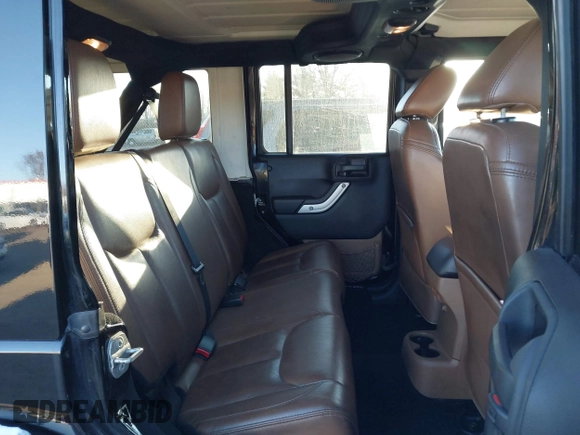 2014 Jeep Wrangler Unlimited Sahara with VIN 1C4BJWEG7EL322316, listed as a IAAI auction lot 41059508 with 144,662 mi miles. Bid and sale history available at carsss.com. Image 8.