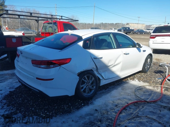2019 Kia Optima LX with VIN 5XXGT4L33KG339985, listed as a IAAI auction lot 41218499 with 119,007 mi miles. Bid and sale history available at carsss.com. Image 4.
