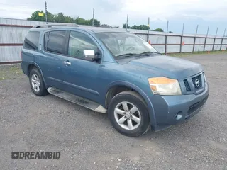 2011 Nissan Armada SV z VIN 5N1BA0ND0BN617868, wystawiony jako IAAI lot #42466665 z przebiegiem 194 618 mil mil oraz . Historia ofert i sprzedaży dostępna na DreamBid. Obrazek 1.