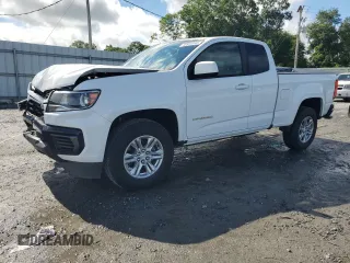 2021 Chevrolet Colorado 2WD LT z VIN 1GCHSCEA2M1274381, wystawiony jako Copart lot #56934045 z przebiegiem 77 475 mil mil oraz Szkoda całkowita • Salvage title. Historia ofert i sprzedaży dostępna na DreamBid. Obrazek 1.
