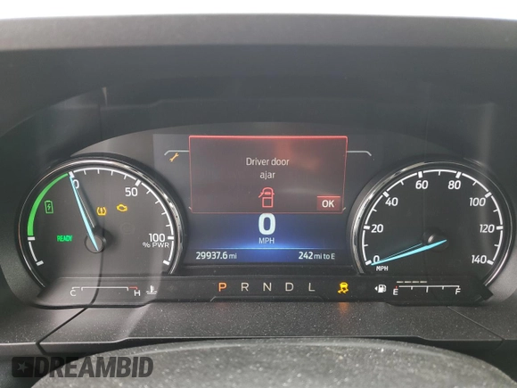 2022 Ford Maverick XL with VIN 3FTTW8E38NRA72553, listed as a Copart auction lot 46357695 with 29,937 mi miles and Salvage Title. Bid and sale history available at DreamBid. Image 9.