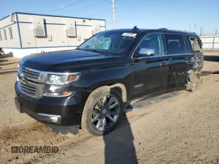 2015 Chevrolet Tahoe LTZ with VIN 1GNSKCKC1FR576459, listed as a Copart auction lot 51682635 with 183,396 mi miles and Salvage title. Bid and sale history available at DreamBid. Image 1.