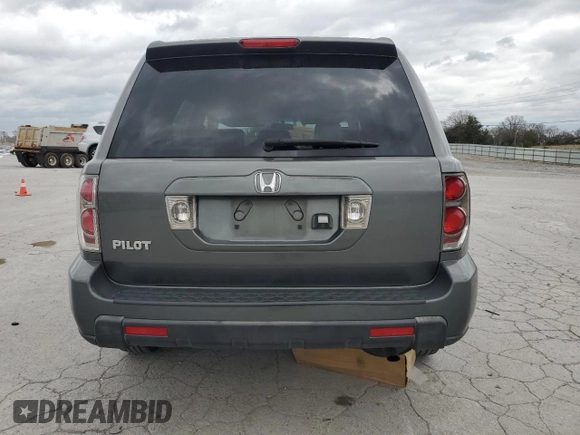 2008 Honda Pilot EX-L with VIN 5FNYF28738B009318, listed as a Copart auction lot 51648595 with 266,183 mi miles and Clean Title. Bid and sale history available at DreamBid. Image 6.
