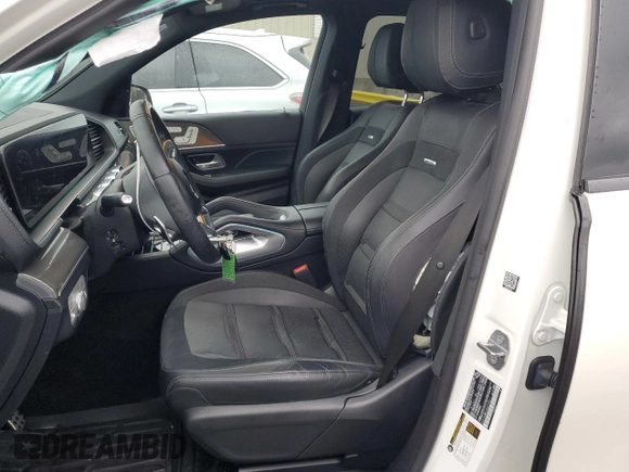 2021 Mercedes-Benz GLE 53 AMG with VIN 4JGFB6BEXMA270011, listed as a Copart auction lot 47779205 with 27,292 mi miles and Salvage title. Bid and sale history available at DreamBid. Image 7.