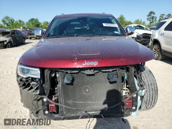 2018 Jeep Grand Cherokee Summit with VIN 1C4RJEJG2JC205073, listed as a Copart auction lot 52684975 with 29,655 mi miles and Salvage title. Bid and sale history available at DreamBid. Image 5.
