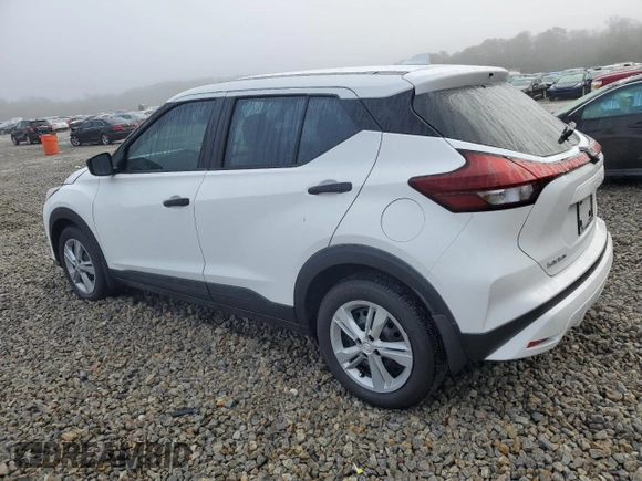 2024 Nissan Kicks S with VIN 3N1CP5BV1RL584510, listed as a Copart auction lot 43839965 with 6,468 mi miles and Salvage Title. Bid and sale history available at carsss.com. Image 2.
