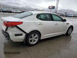2015 Kia Optima LX with VIN KNAGM4A75F5660033, listed as a Copart auction lot 48120595 with 84,485 mi miles and Salvage Title. Bid and sale history available at carsss.com. Image 3.