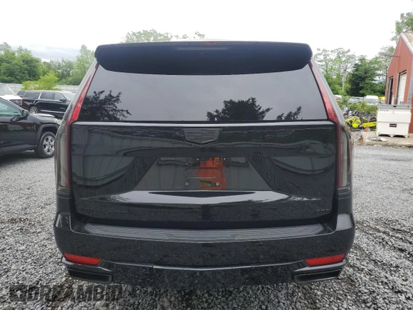 2021 Cadillac Escalade Sport Platinum with VIN 1GYS4GKL7MR338004, listed as a Copart auction lot 61612345 with 47,300 mi miles and Salvage title. Bid and sale history available at DreamBid. Image 6.