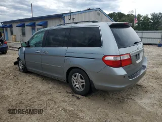 2007 Honda Odyssey EX-L z VIN 5FNRL38657B011922, wystawiony jako Copart lot #56147975 z przebiegiem 149 451 mil mil oraz Szkoda całkowita • Salvage title. Historia ofert i sprzedaży dostępna na DreamBid. Obrazek 2.