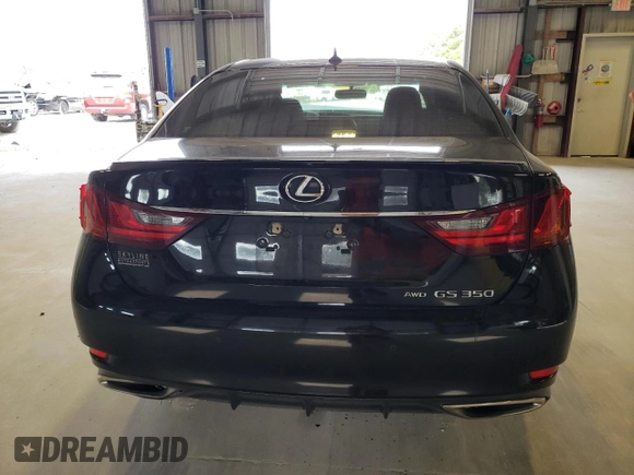 2014 Lexus GS 350 with VIN JTHCE1BL6E5024436, listed as a Copart auction lot 66339854 with 63,216 mi miles and Salvage Title. Bid and sale history available at carsss.com. Image 6.