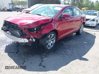 2012 Buick LaCrosse Premium 1 with VIN 1G4GD5E37CF303227, listed as a IAAI auction lot 42053437 with 108,705 mi miles and . Bid and sale history available at DreamBid. Image 2.