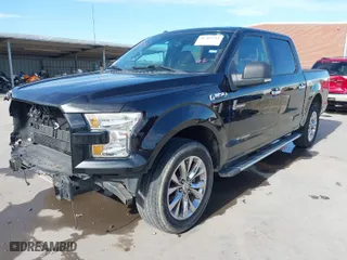 2015 Ford F-150 XL with VIN 1FTEW1CGXFKE82539, listed as a IAAI auction lot 41707753 with 39,880 mi miles. Bid and sale history available at carsss.com. Image 2.